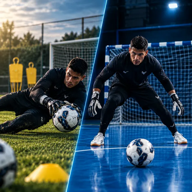FOOTBALL AND FUTSAL GOALKEEPER TRAINING ON VIDEO